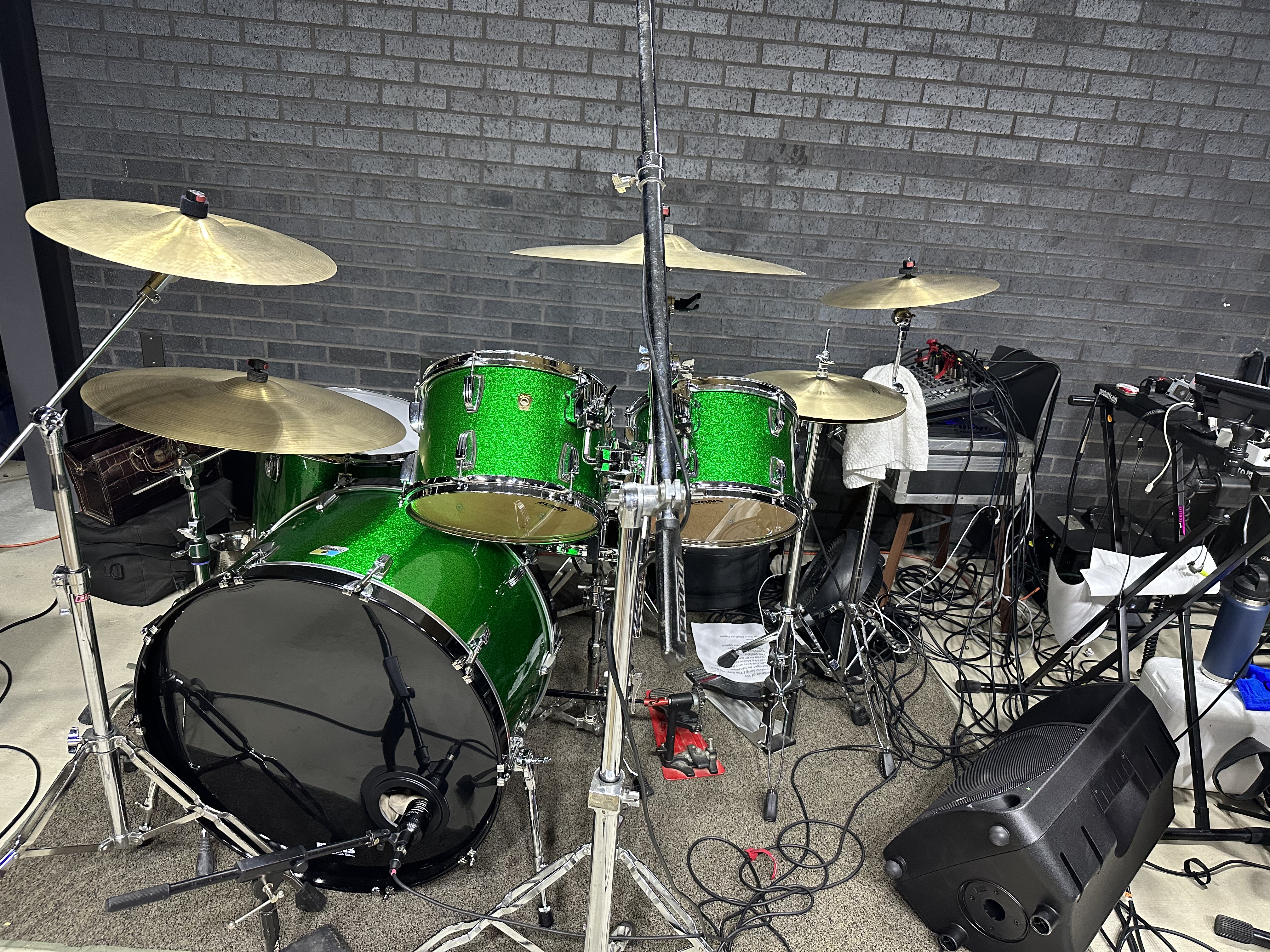 Ludwig Classic Maple Green Sparkle