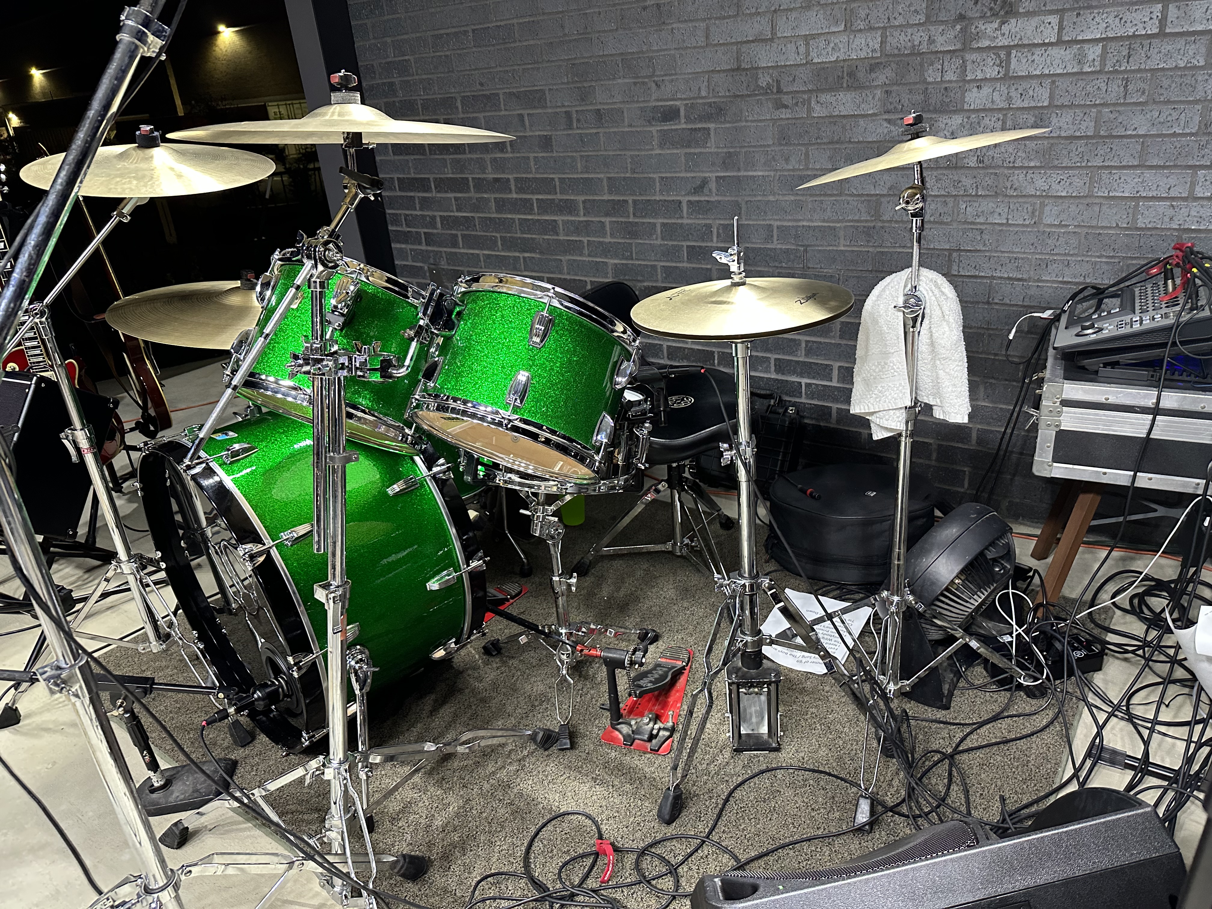 Ludwig Classic Maple Green Sparkle