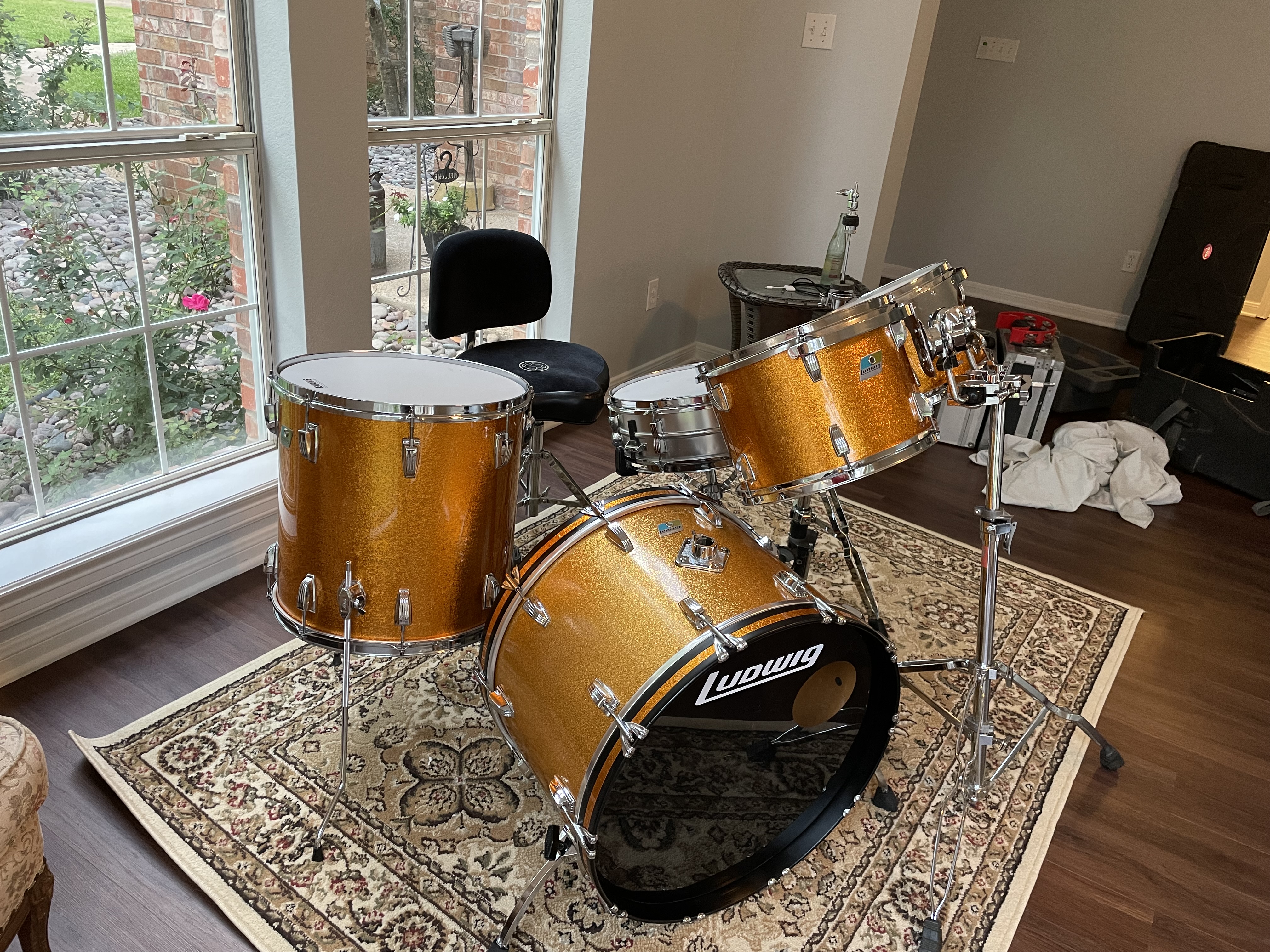 Ludwig Gold Sparkle — Finished kit