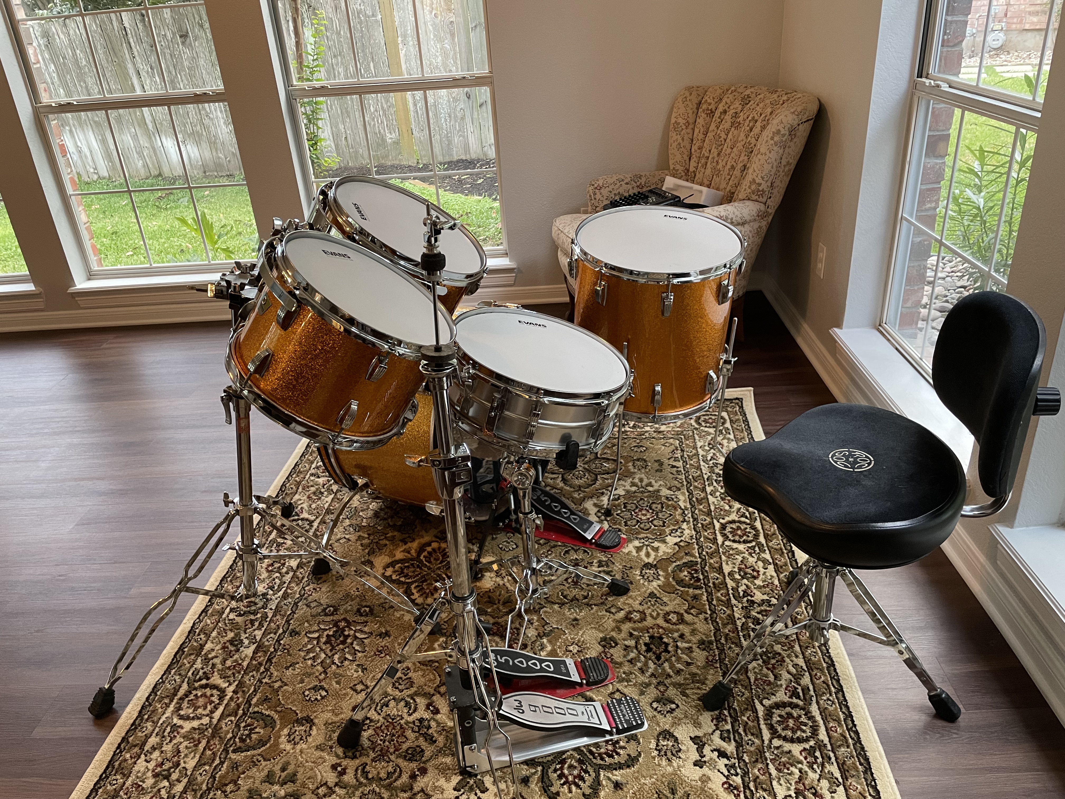 Ludwig Gold Sparkle — Finished kit