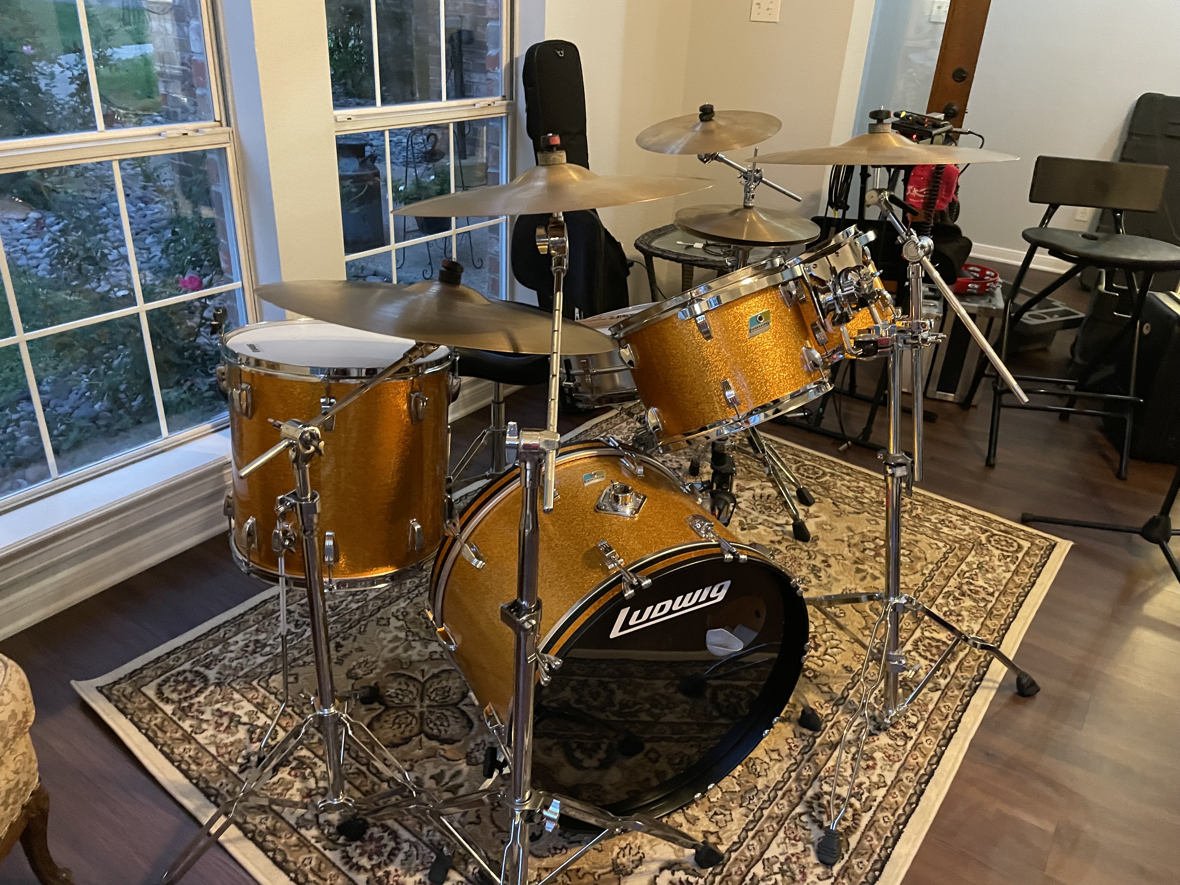 Ludwig Gold Sparkle — Finished kit