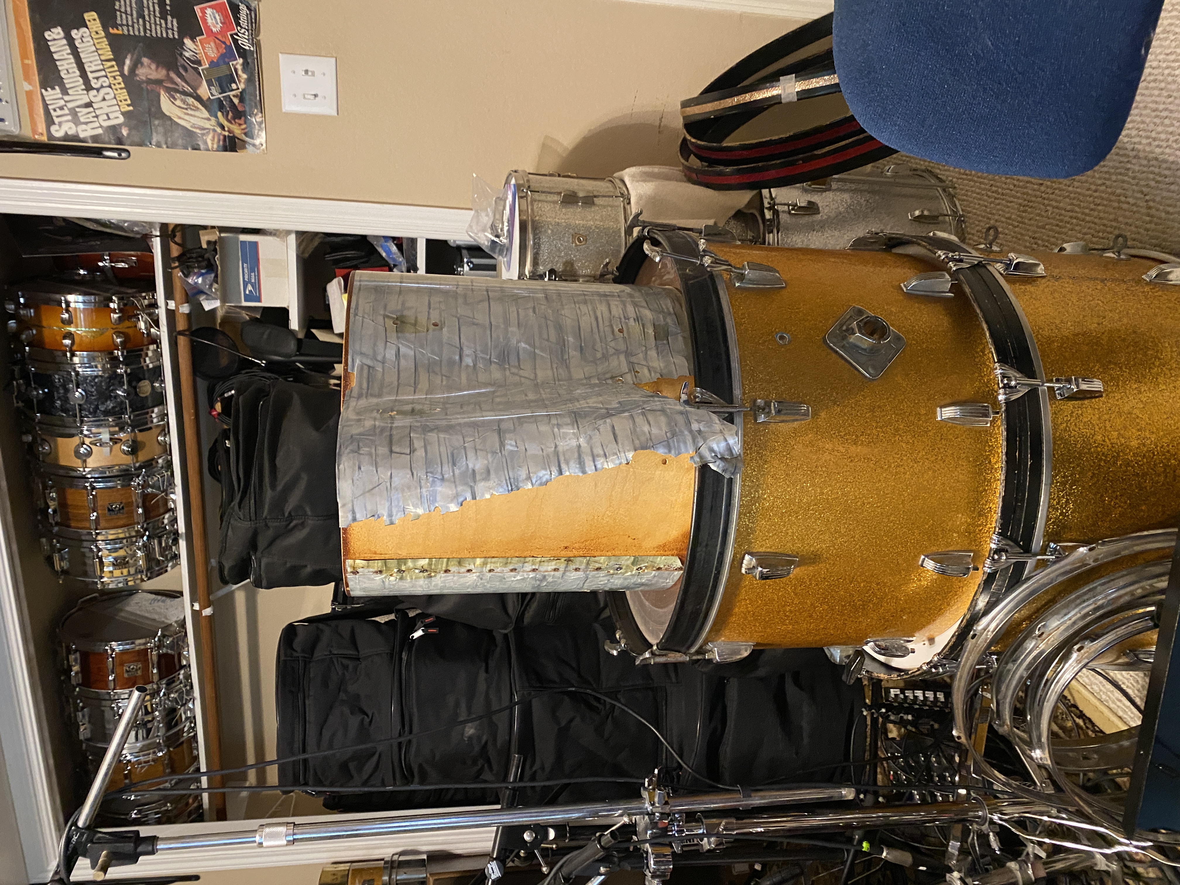 Ludwig Gold Sparkle — Starting condition