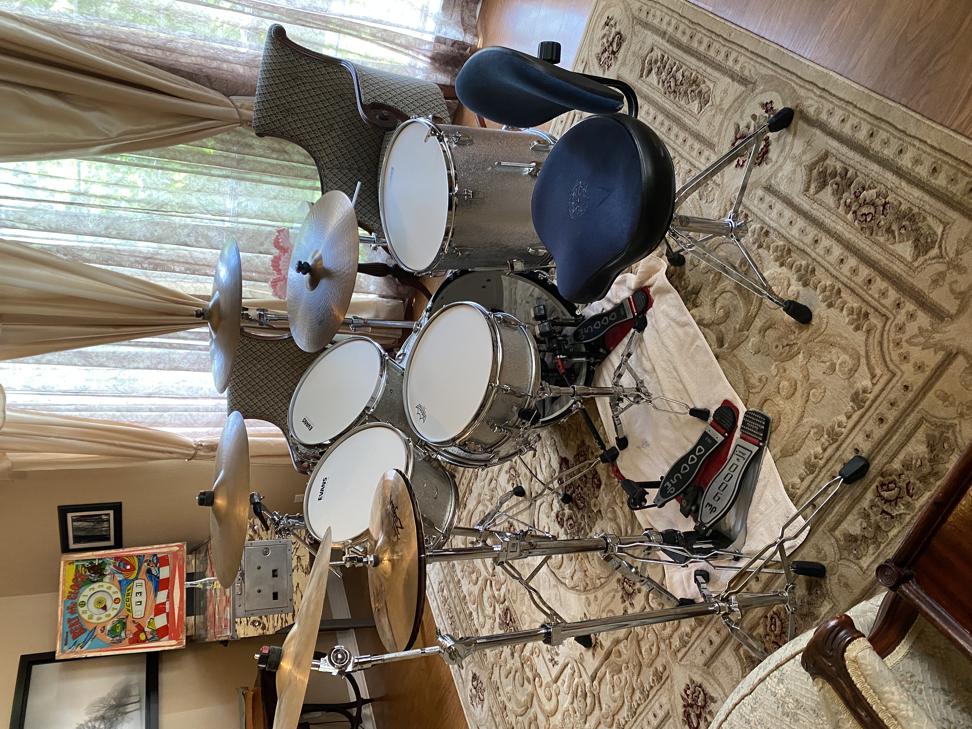 Ludwig Silver Sparkle — Finished kit