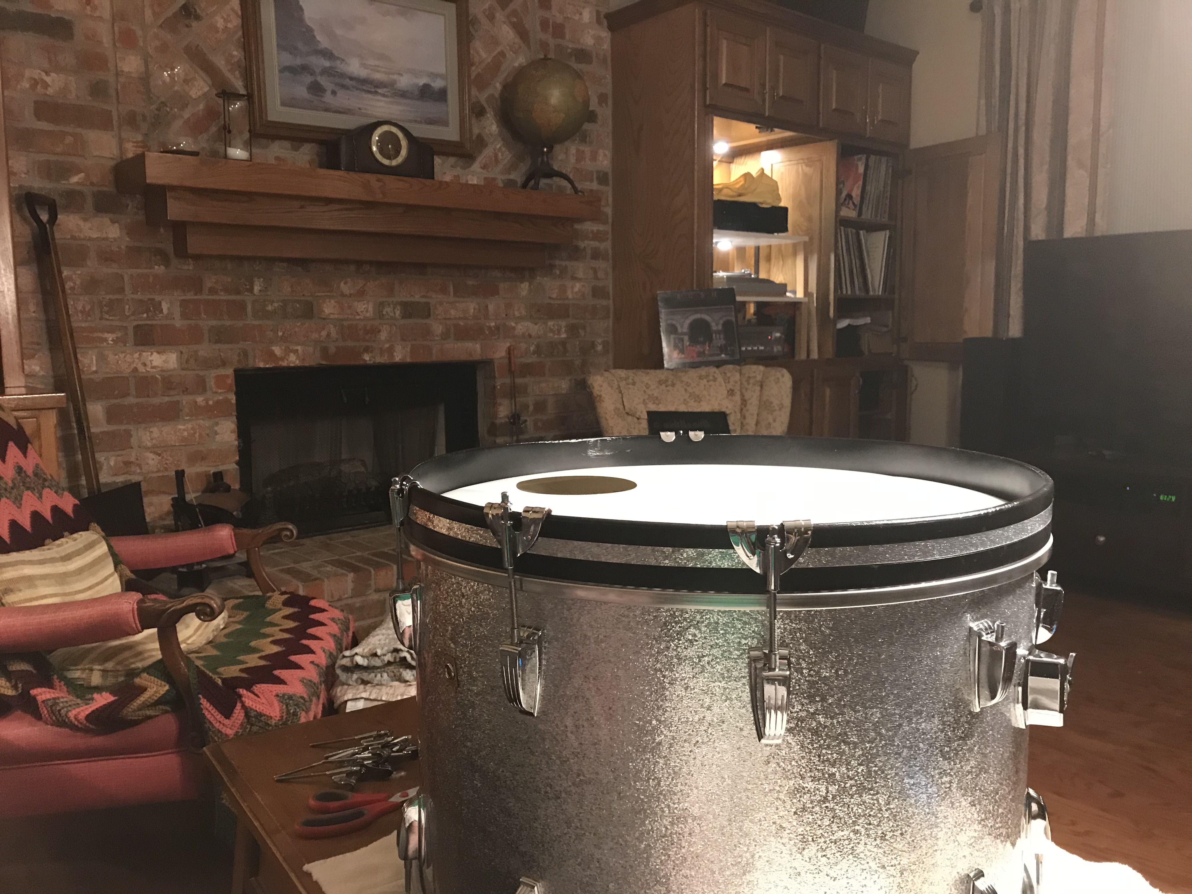 Ludwig Silver Sparkle — The rebuild