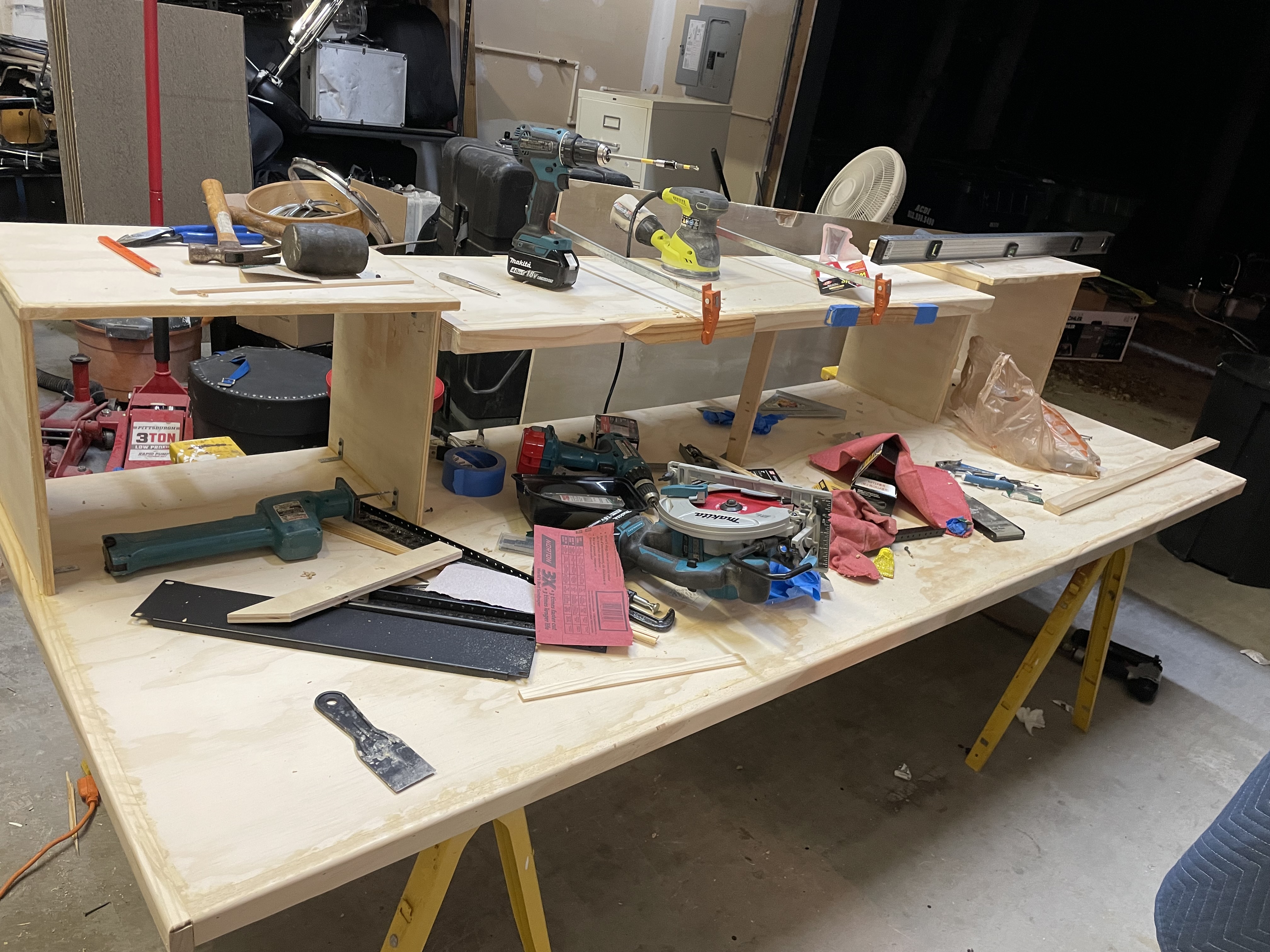 Studio desk and control area