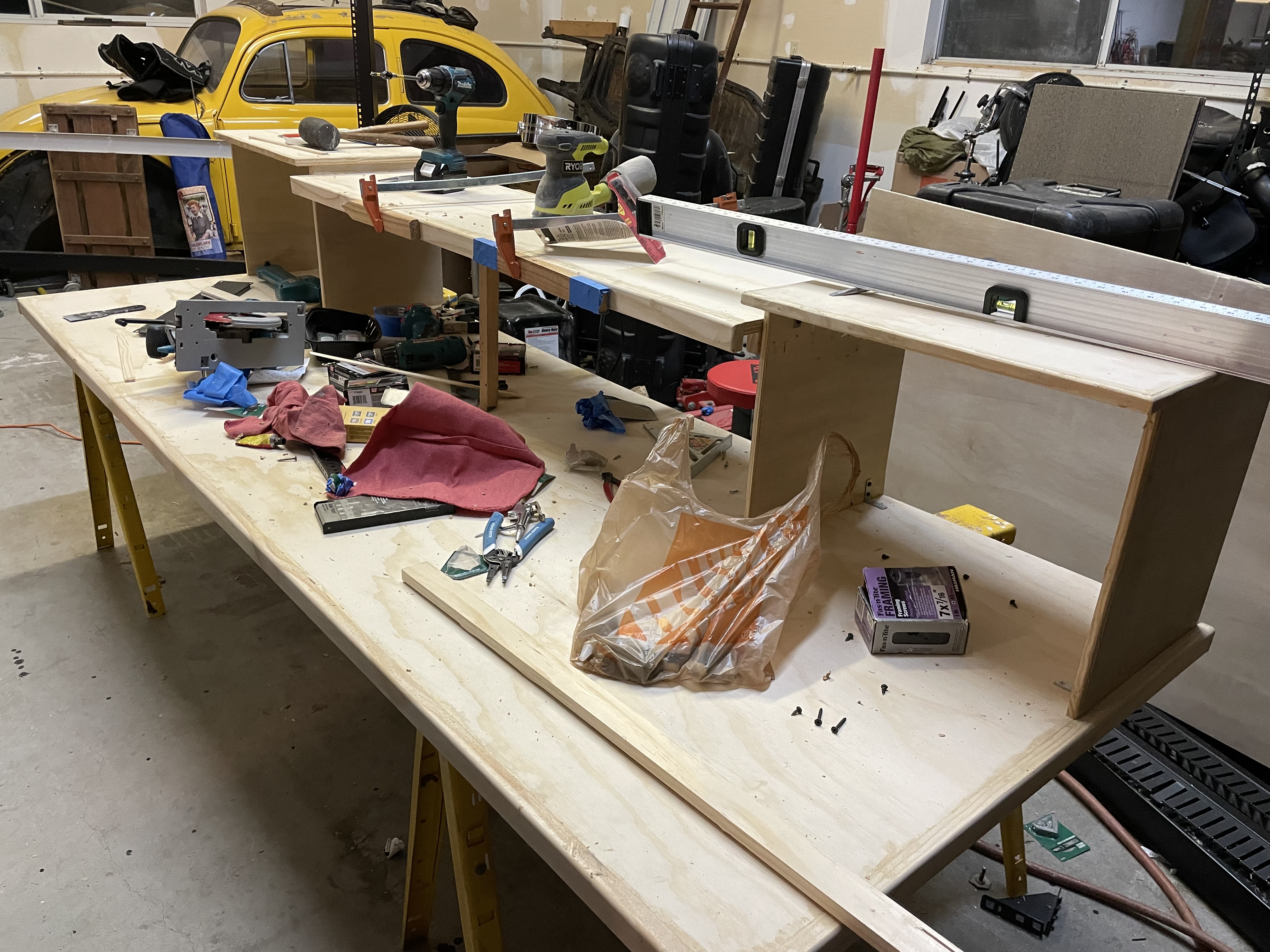Studio desk and control area