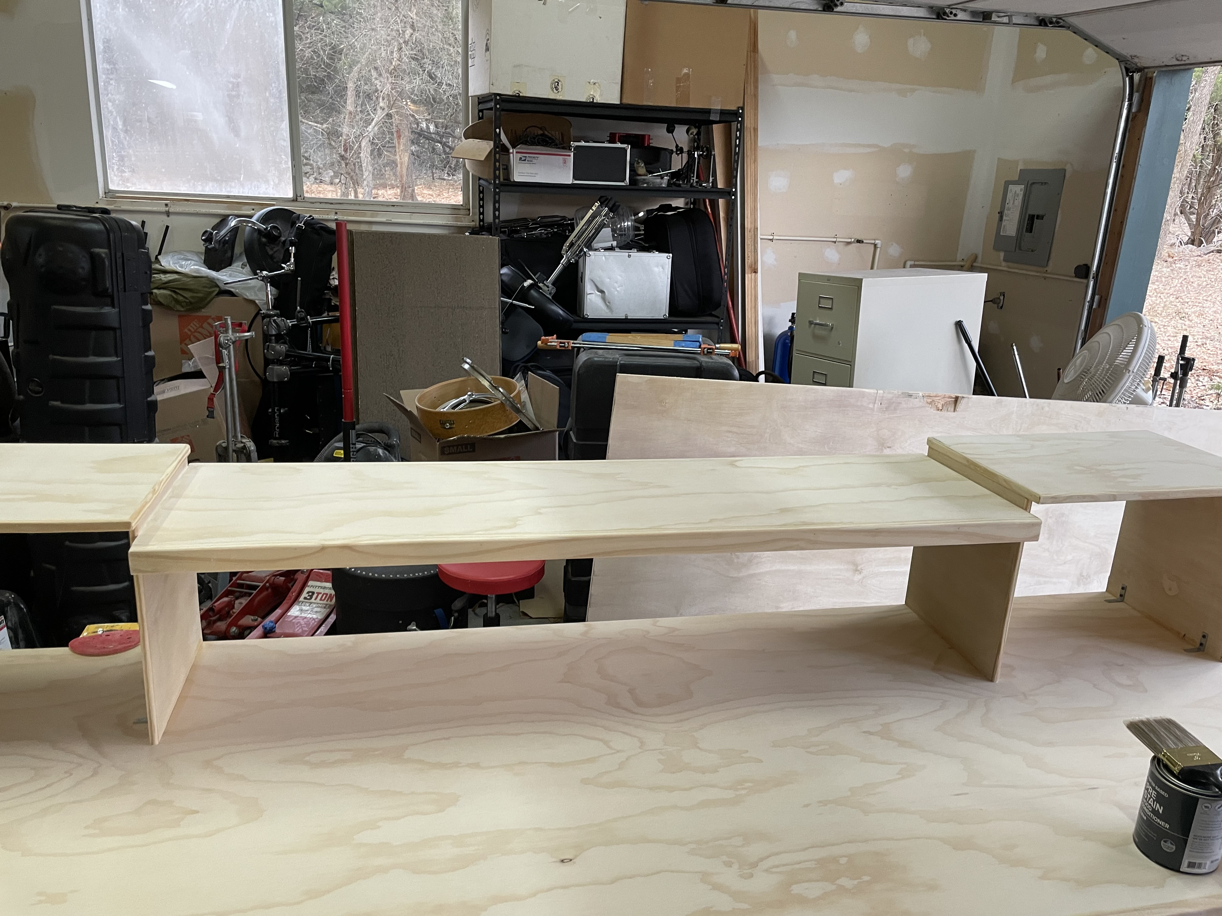 Studio desk and control area