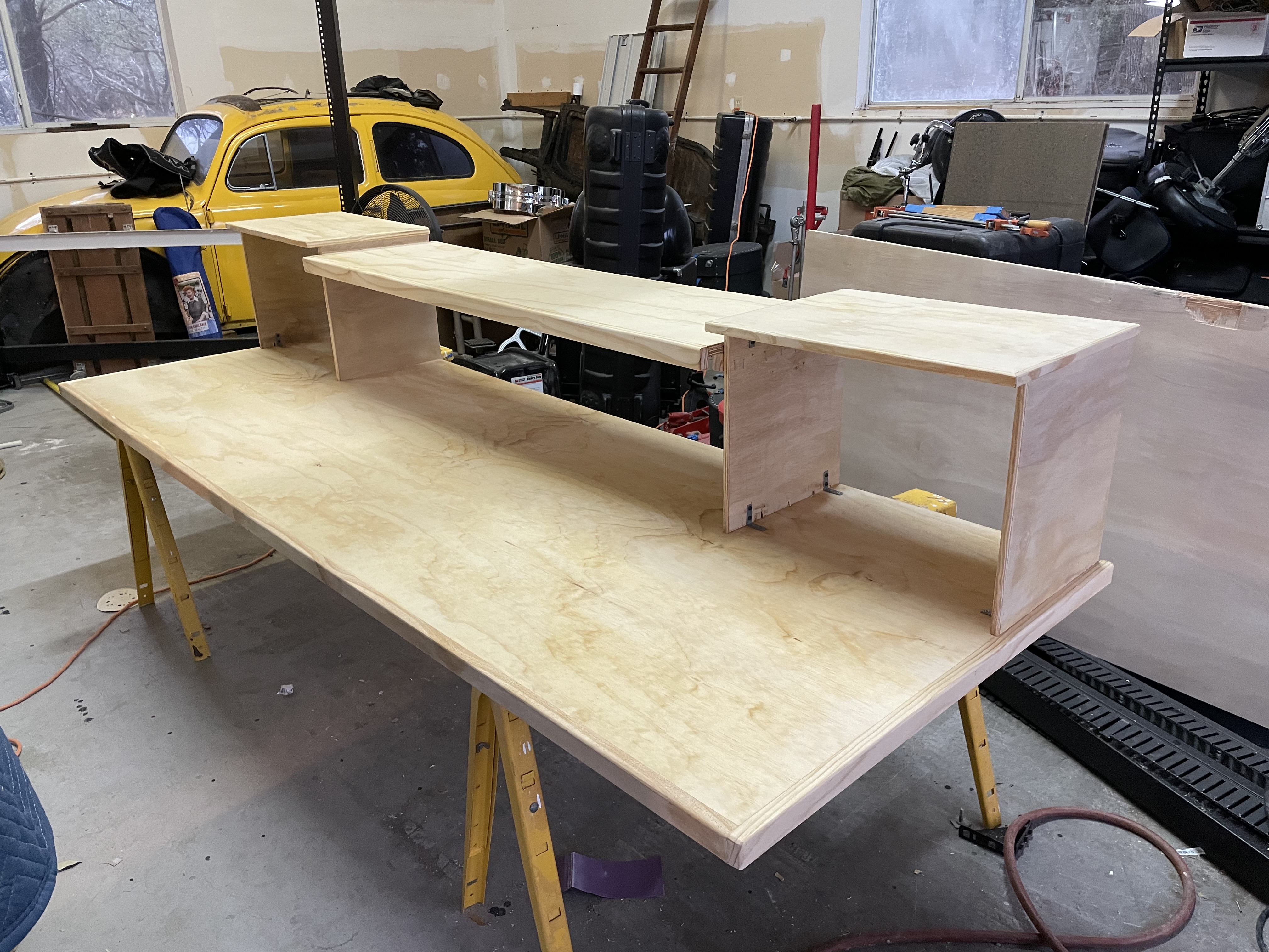 Studio desk and control area