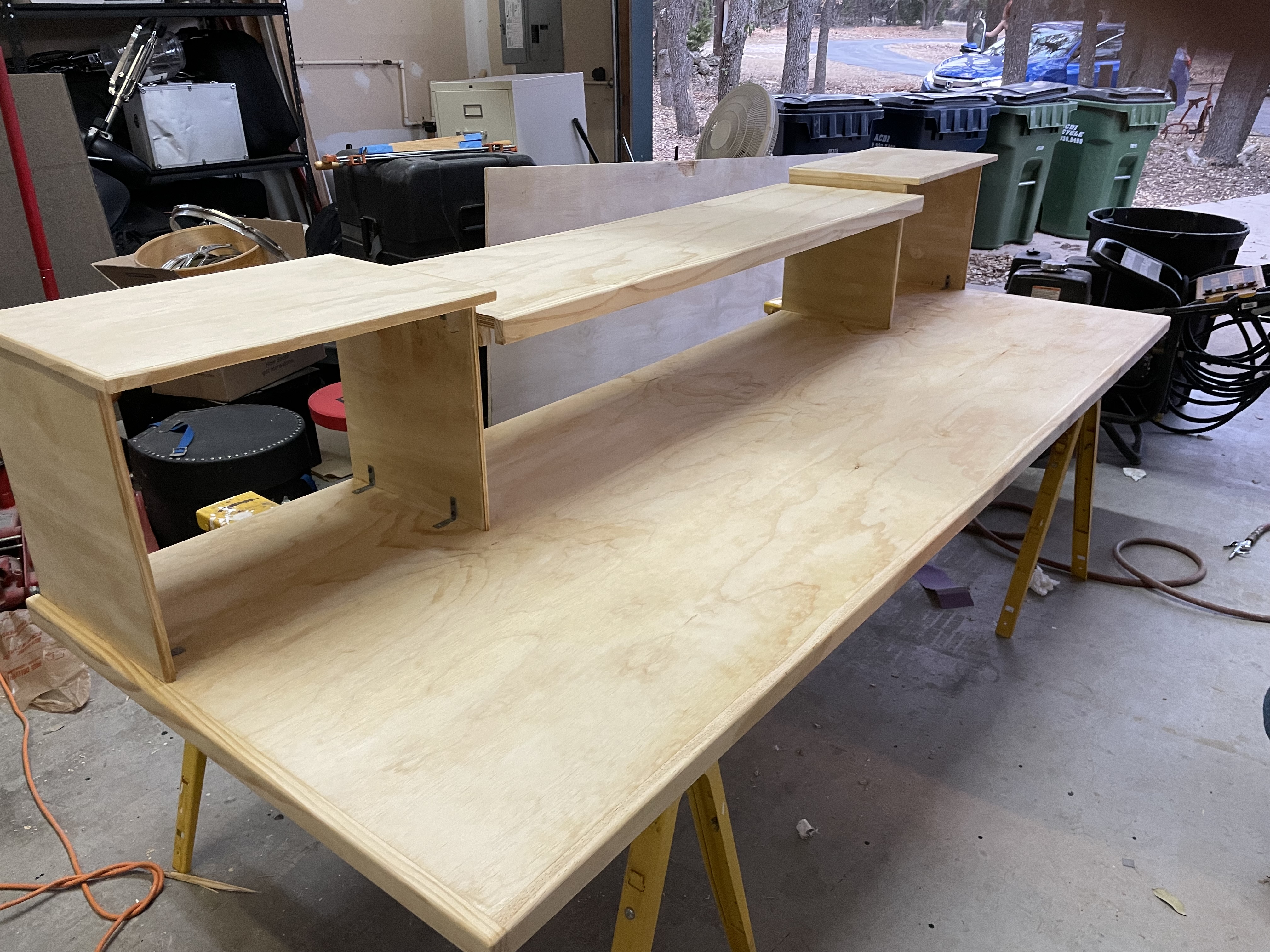 Studio desk and control area
