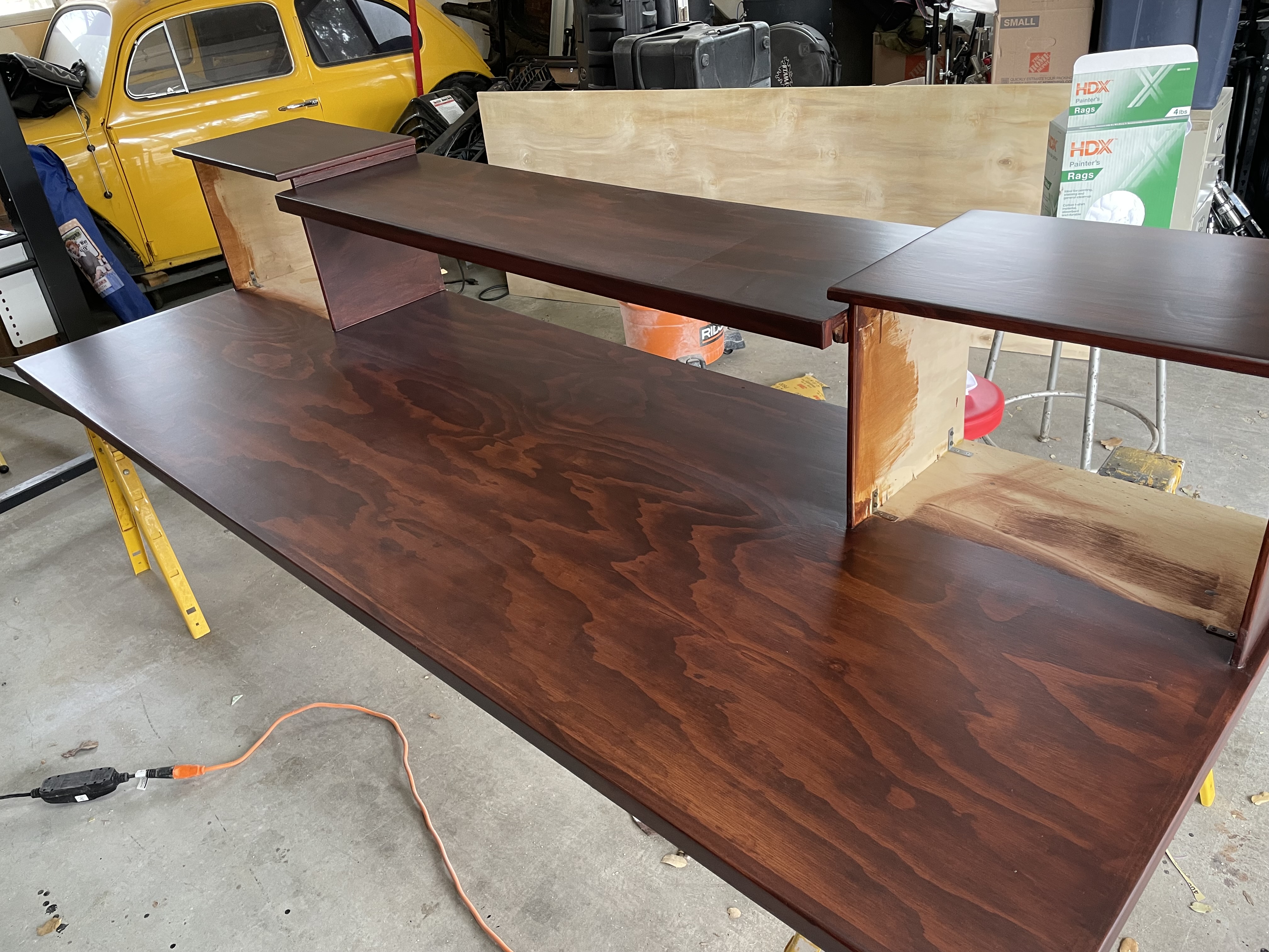 Studio desk and control area